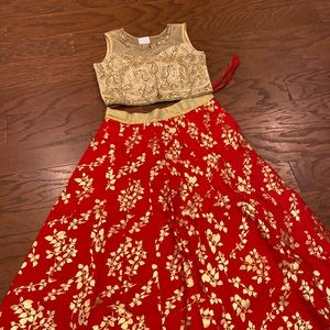 Lehanga and crop top